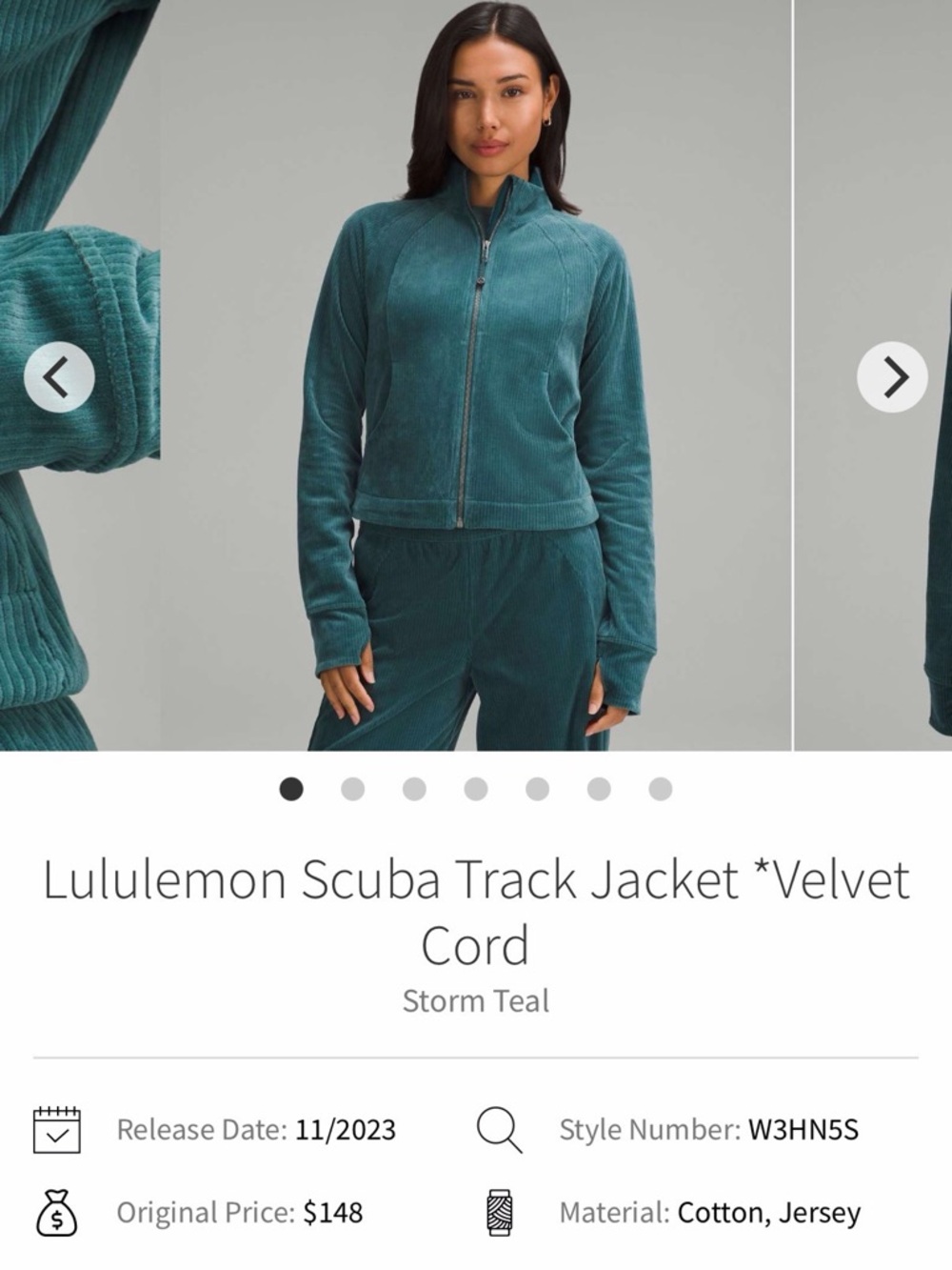 lululemon scuba track Jacky Zip-Up Hoodie